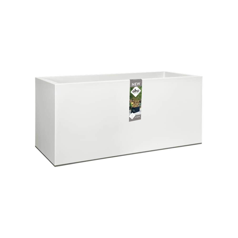 elho-vivo-long-blumenkasten-90-cm-mit-r-dern-wei-matt-kunststoff image 1