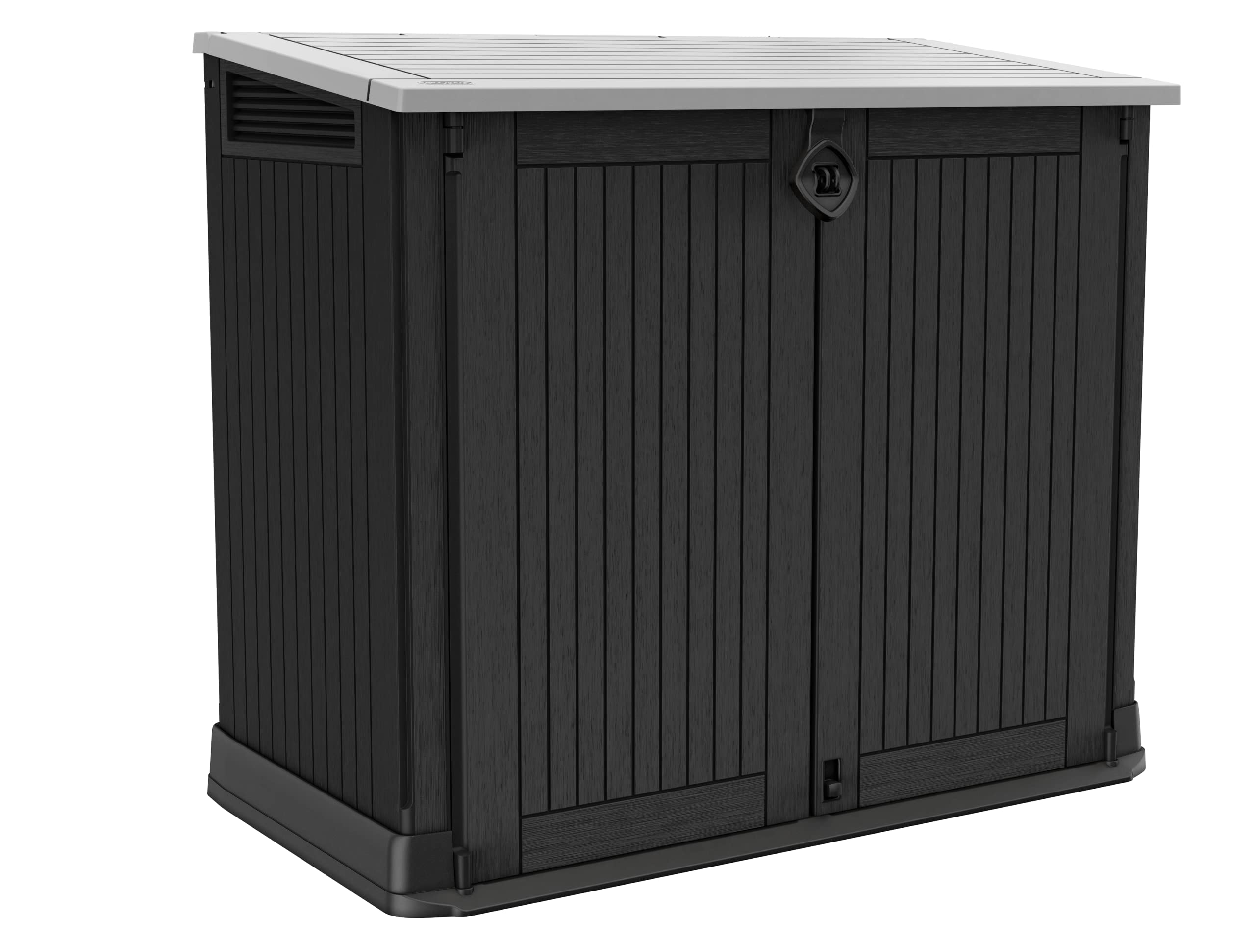 keter-store-it-out-midi-m-lltonnenbox-130-x-74-x-110-cm-grau-schwarz-845-l image 1