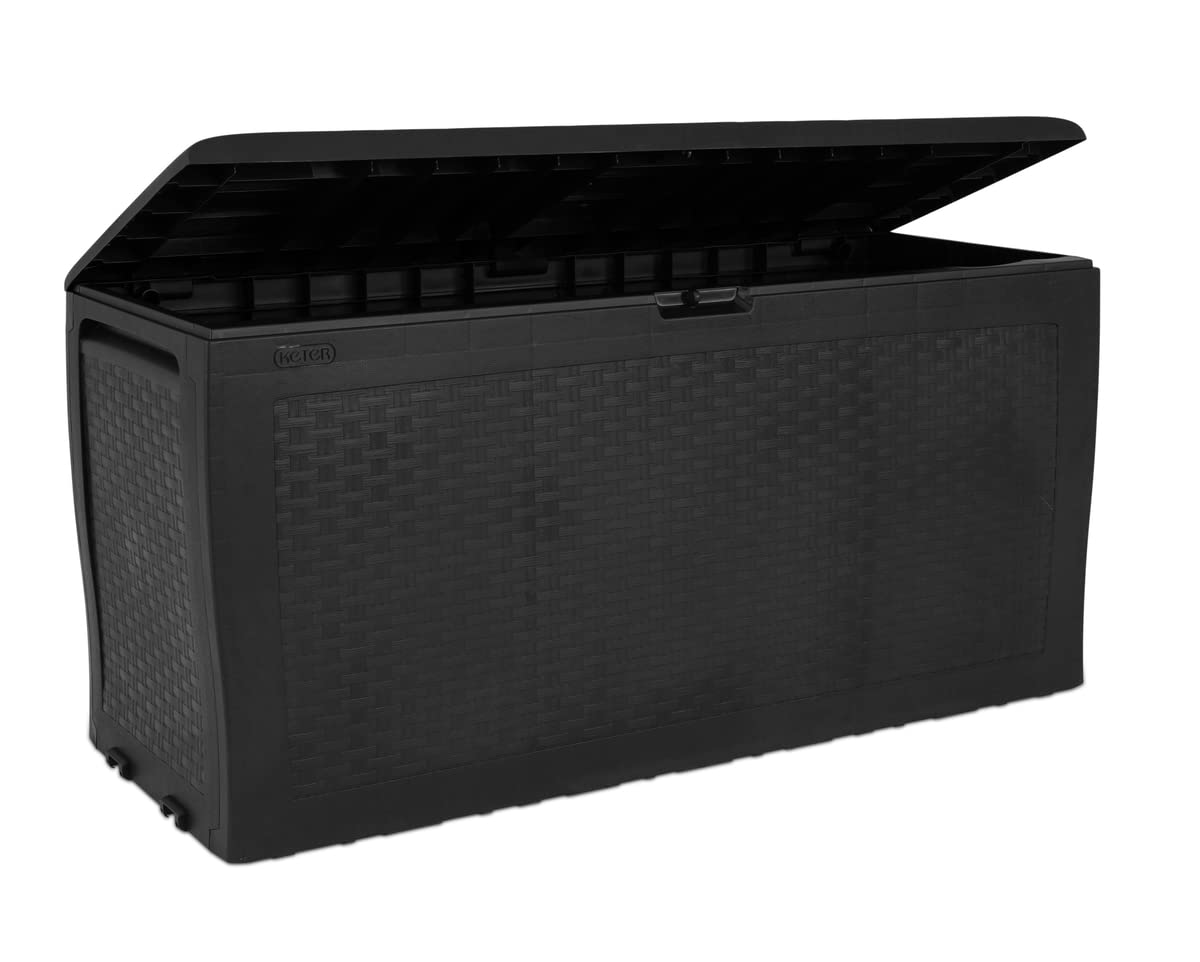 keter-samoa-kissenbox-270l-anthrazit-rattanoptik-auflagenbox image 4