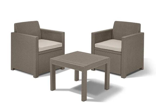 allibert-by-keter-allegro-balcony-balkonm-bel-set-3-teilig-cappuccino-sand image 1
