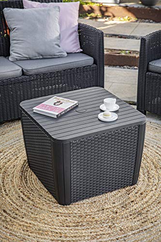 keter-patio-umbrella-table-flat-wicker-gartentisch-mit-schirmloch-graphit image 5