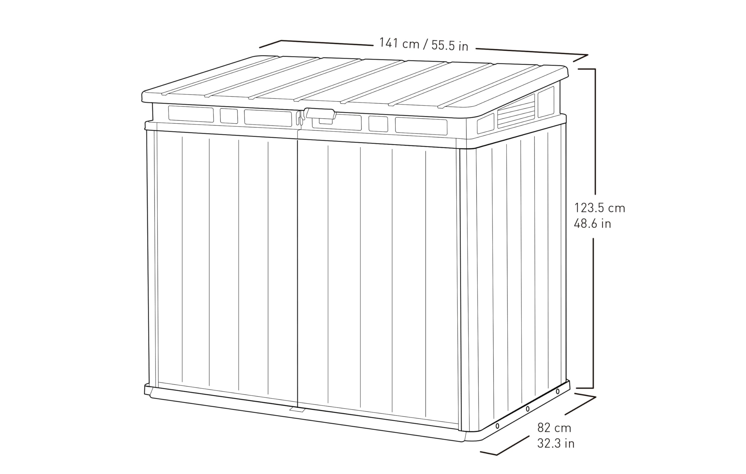 keter-elite-store-ger-tehaus-1150-l-grau-braun-140-x-82-x-124-cm image 3