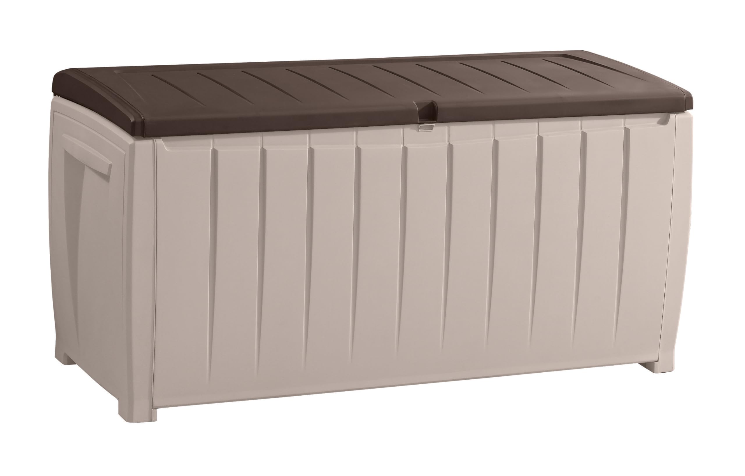 keter-kissenbox-novel-340-l-125-x-55-x-63-cm-beige-braun image 1