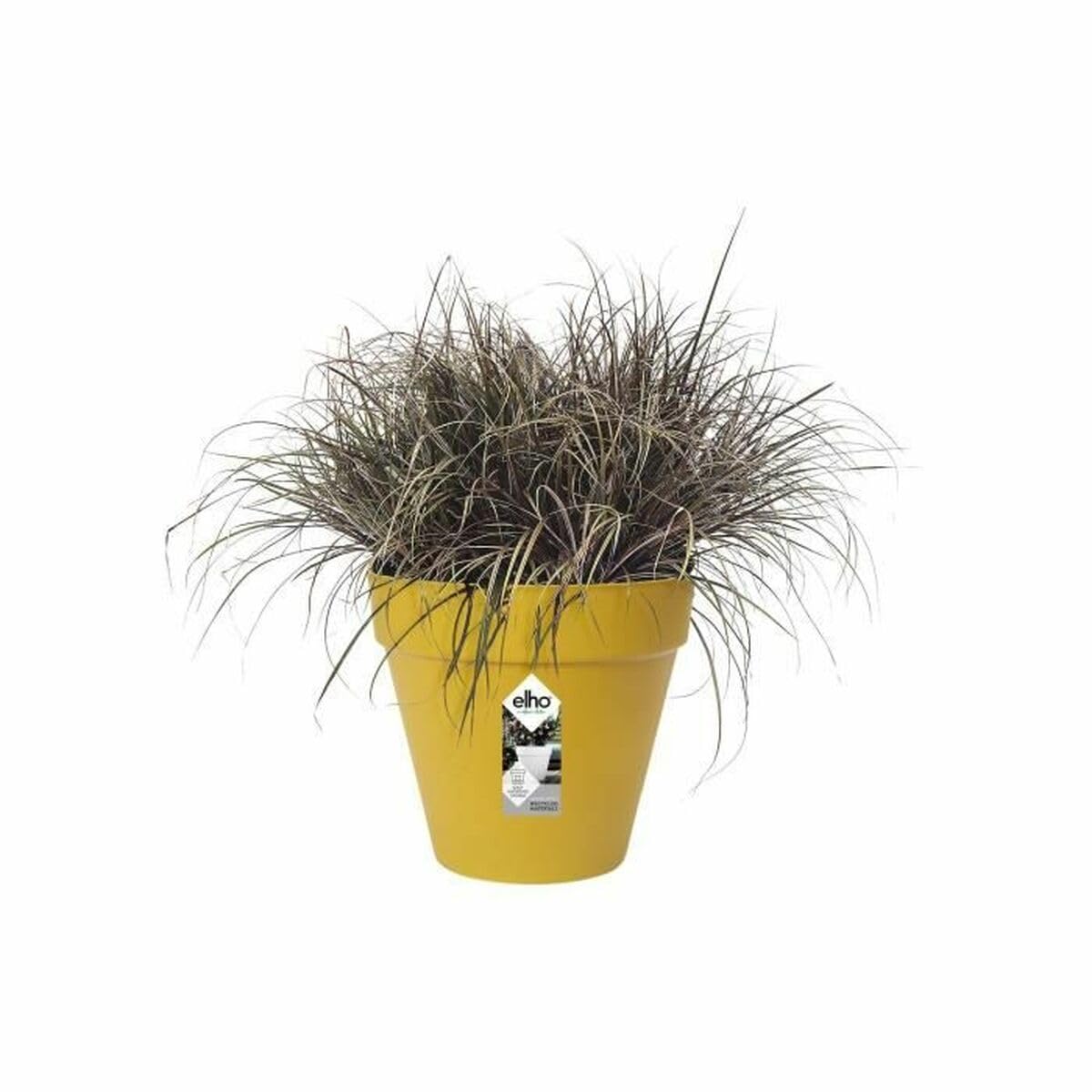 elho-loft-urban-rund-25-cm-blumentopf-ocker image 2