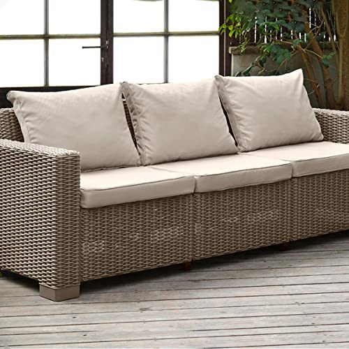 keter-allibert-california-3-sitzer-lounge-sofa-cappuccino-panama-sand image 5