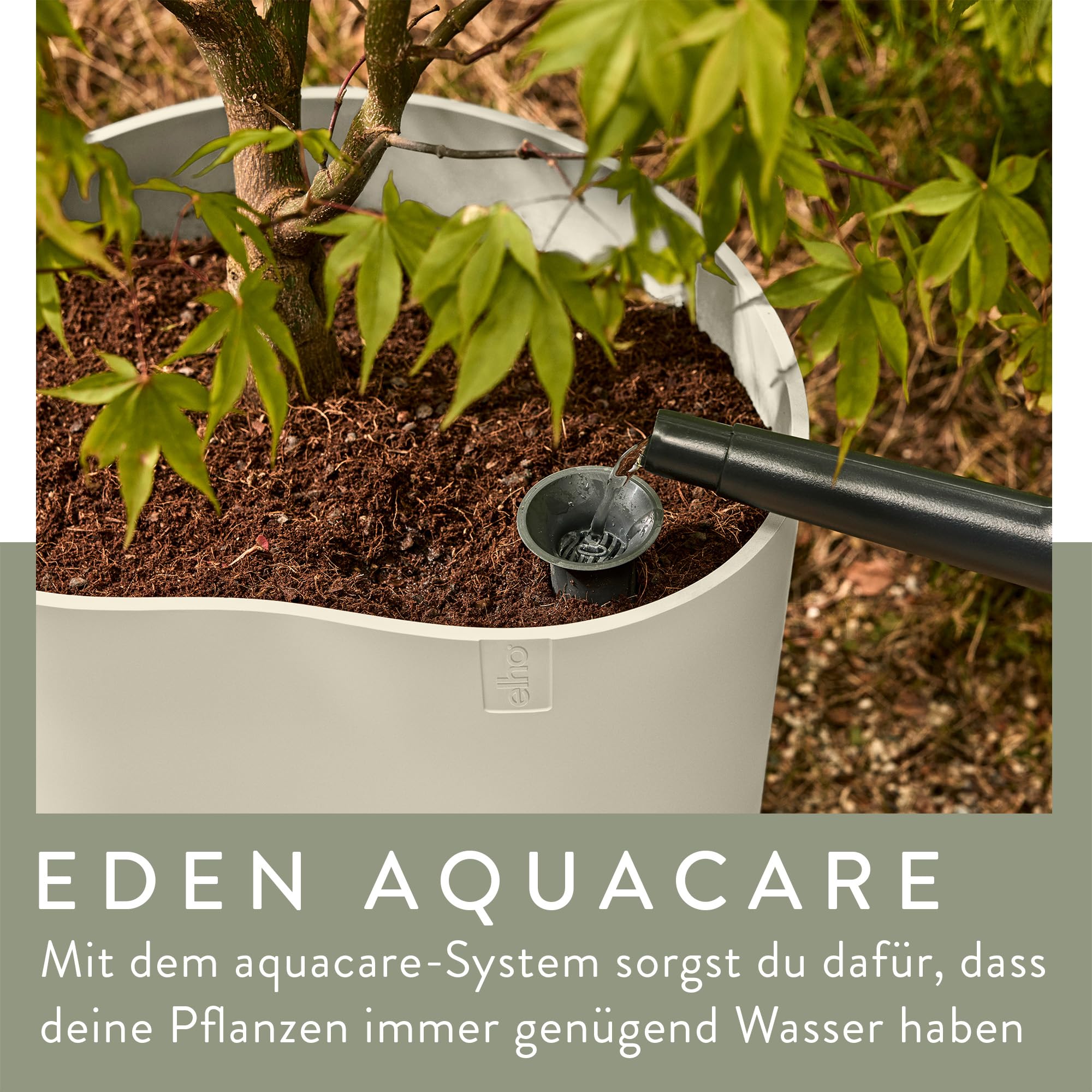 elho-eden-aquacare-high-40-cm-linen-white-blumentopf-mit-bew-sserungssystem image 2