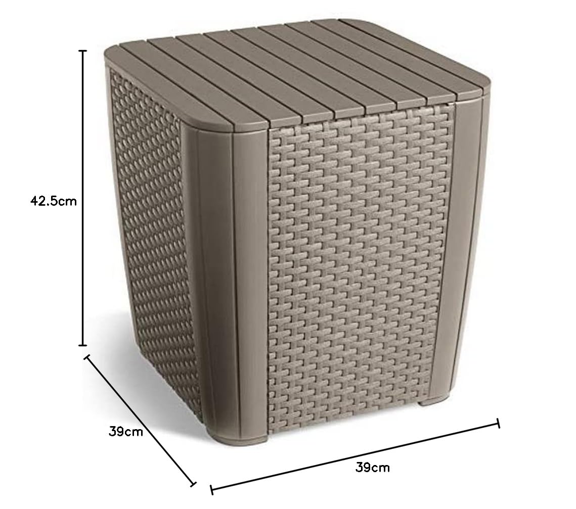 keter-luzon-flat-wicker-gartentisch-mit-stauraum-cappuccino image 3