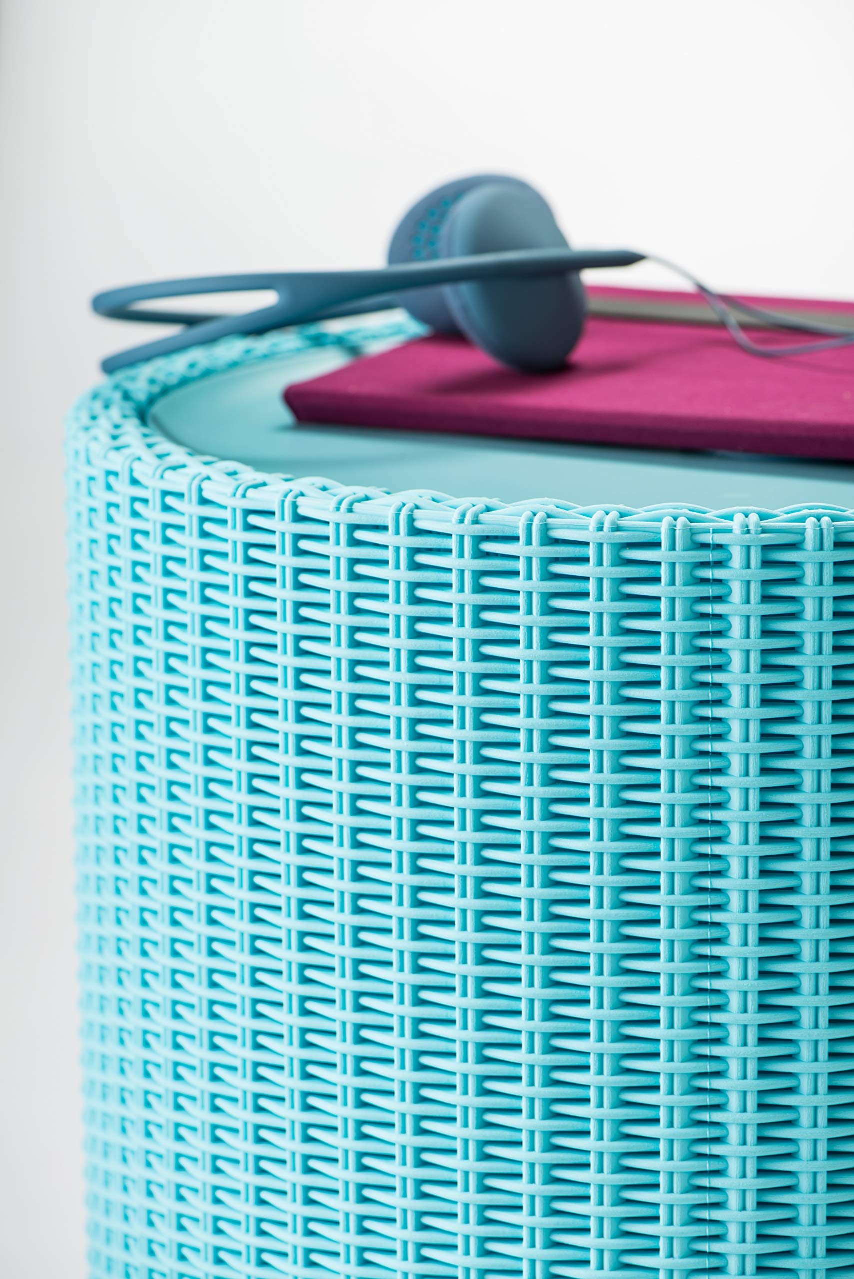keter-cool-stool-39l-k-hlbox-und-sitzhocker-t-rkis-rattan-look image 3