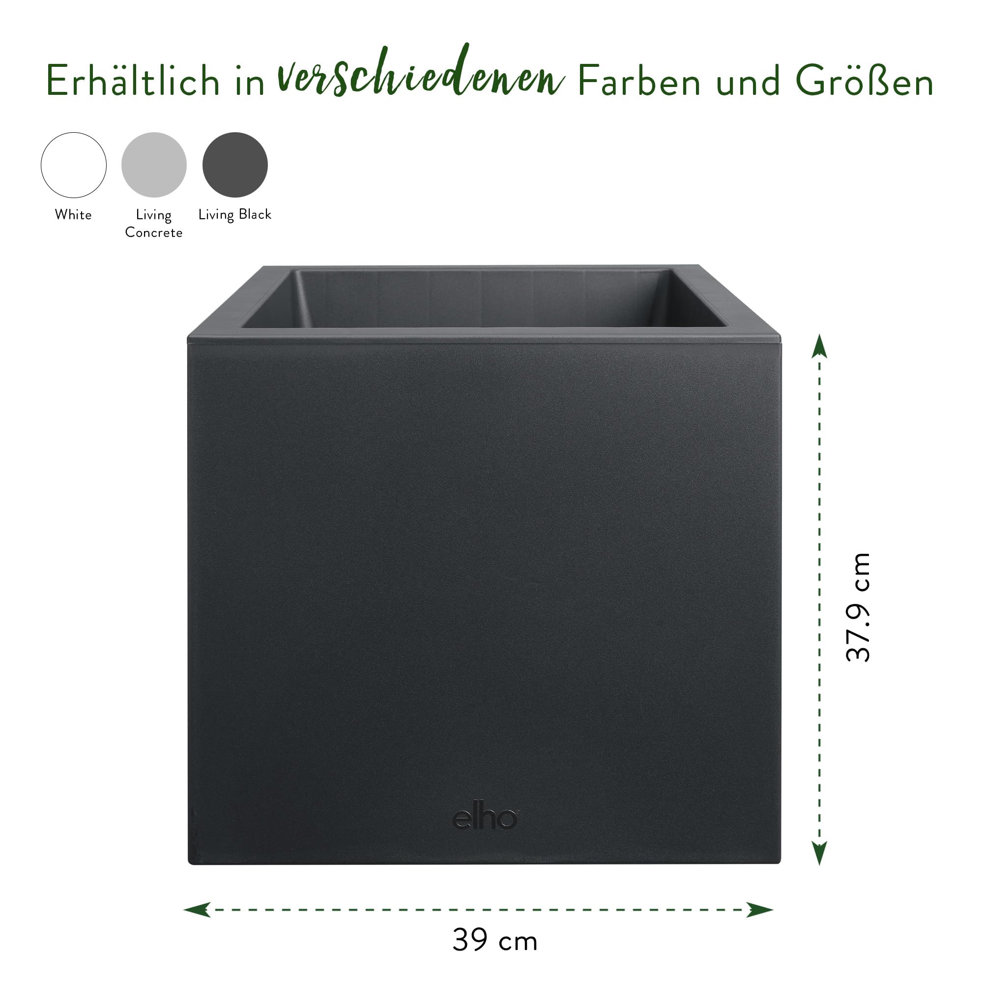 elho-vivo-next-quadrat-40-cm-pflanztopf-living-schwarz image 6