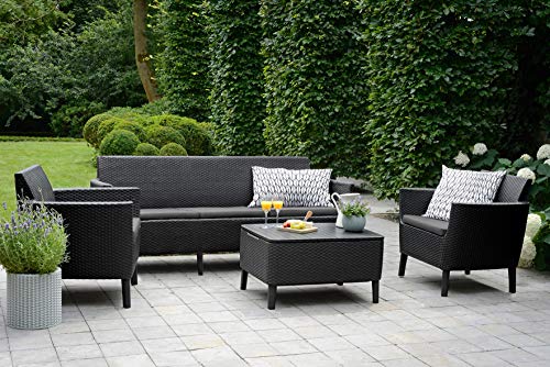 keter-allibert-salemo-lounge-3-sitzer-gartensofa-rattanoptik-graphit-187-x-66-5- image 5