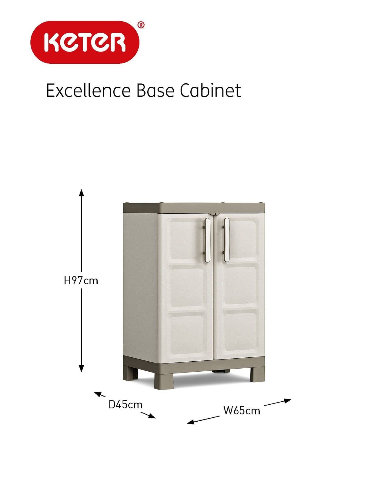 keter-excellence-kunststoffschrank-niedrig-65-x-45-x-97-cm-beige-taupe image 3