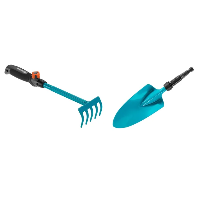 gardena-combisystem-kleinger-te-set-17354-60-blumenkelle-rechen image 1