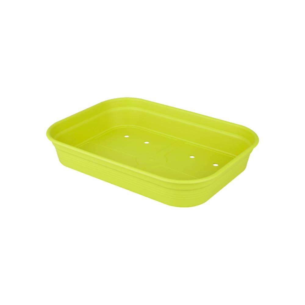 elho-green-basics-anzuchtschale-m-pflanzschale-lime-gr-n-l-36-x-b-25-9-x-h-6-3-c image 1