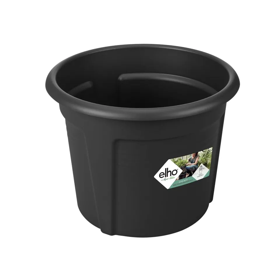 elho-green-basics-kartoffeltopf-33cm-living-schwarz-pflanztopf-mit-innentopf-32- image 1