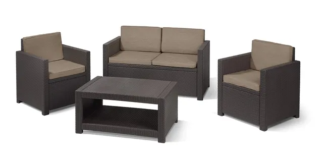 keter-allibert-monaco-lounge-set-4-tlg-braun-taupe-gartenlounge-aus-kunststoff-i image 1