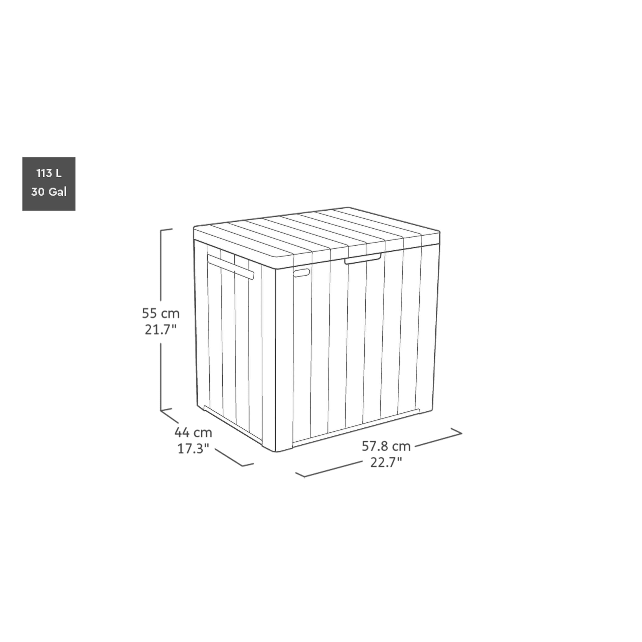 keter-city-box-113l-aufbewahrungsbox-rosenholzoptik-57-8-x-44-x-54-8-cm-balkon-b image 6