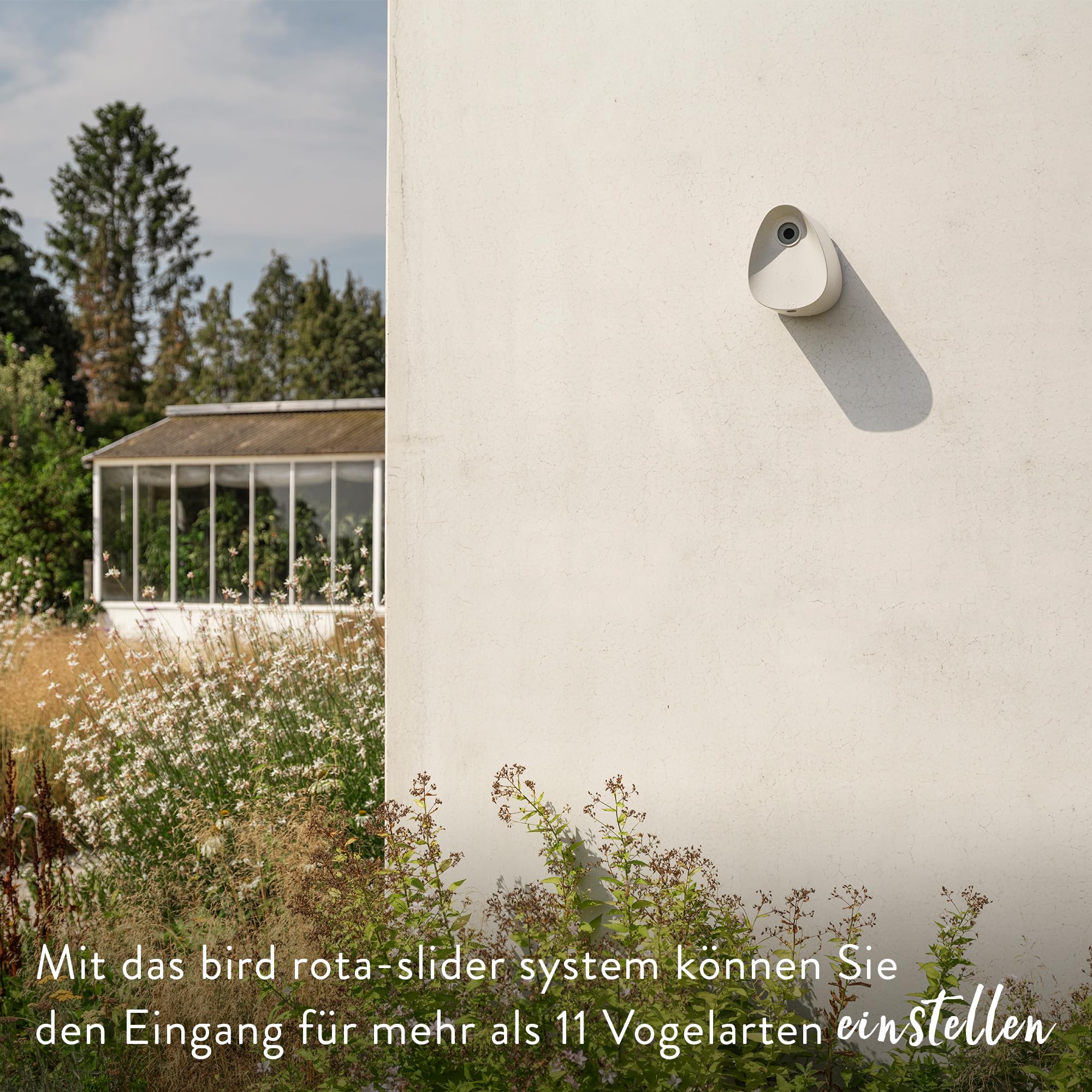 elho-essential-vogelhaus-18-cm-fibrous-grey-100-recycelter-kunststoff image 4