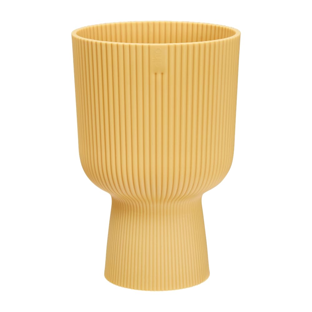 elho-vibes-fold-coupe-14-blumentopf-f-r-innen-13-9-x-h-21-cm-gelb-buttergelb image 2