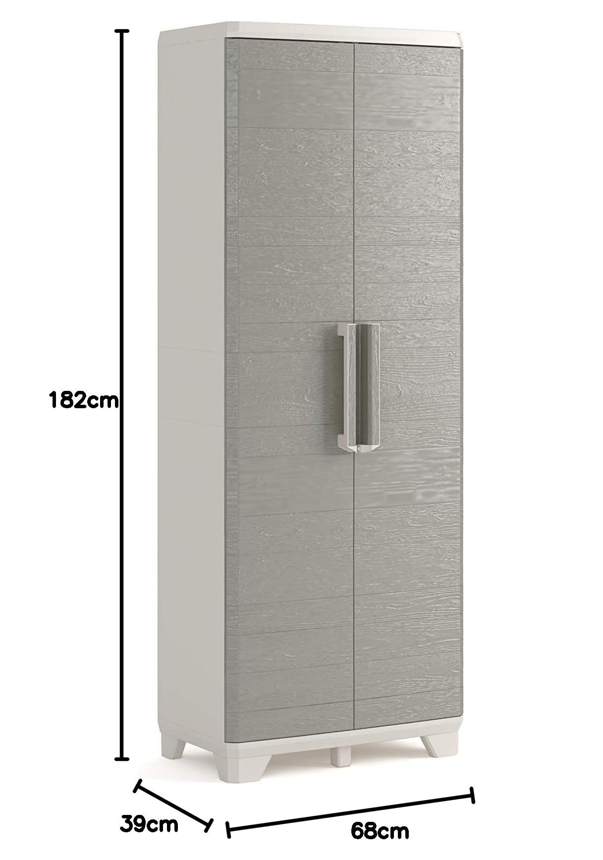 keter-wood-grain-kunststoffschrank-hoch-beige-68-x-39-x-182-cm image 3