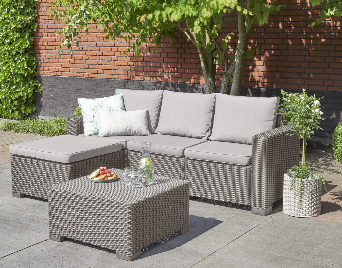 keter-allibert-california-chaise-longue-loungeset-3-bis-4-personen-cappuccino image 3