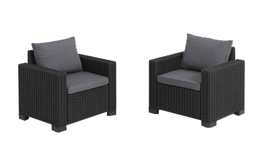 allibert-by-keter-california-gartenlounge-sessel-2er-set-graphit-cool-grey-83-x- image 1