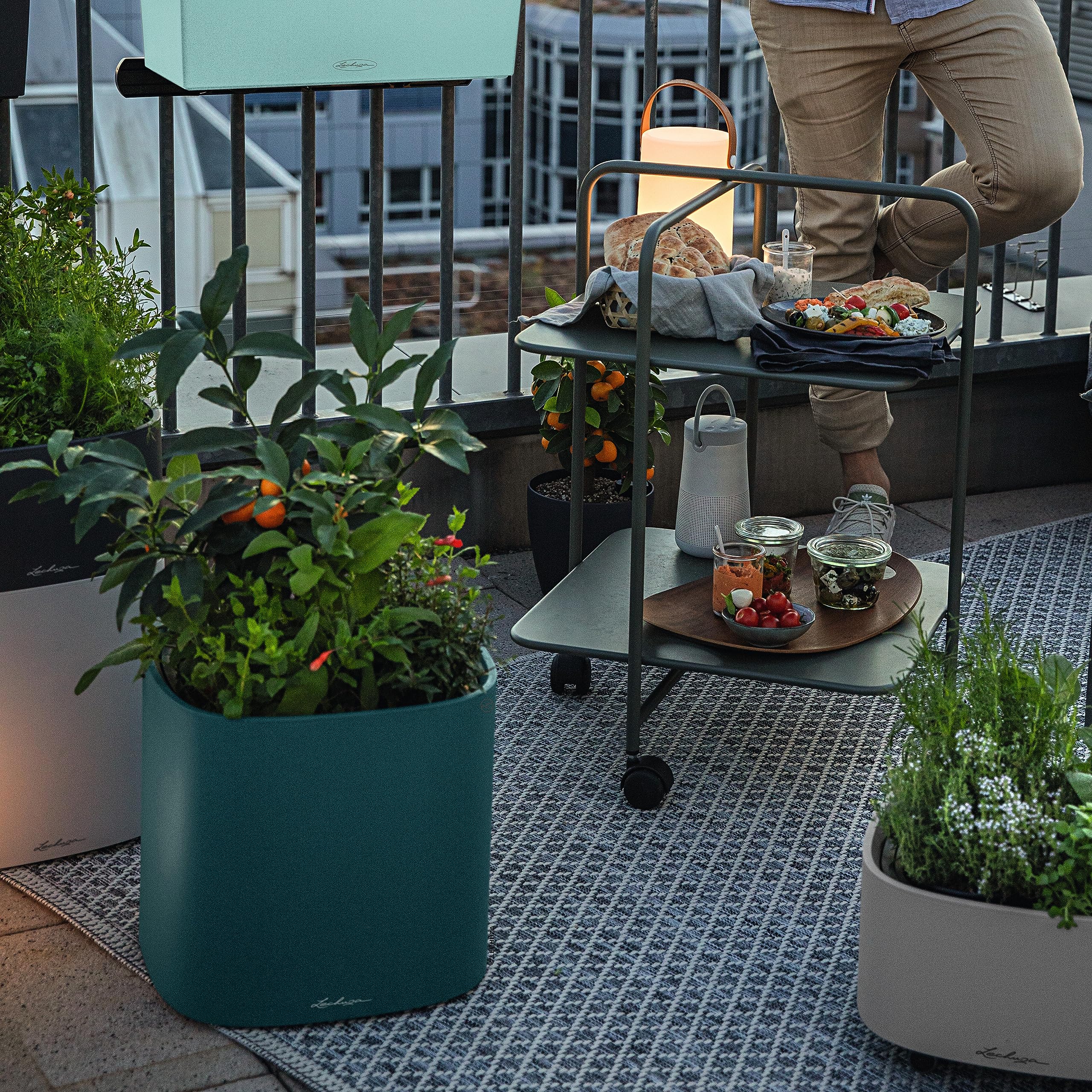 lechuza-pila-color-planter-35x35x33-cm-pflanzgef-mit-bew-sserungssystem-petrolbl image 6