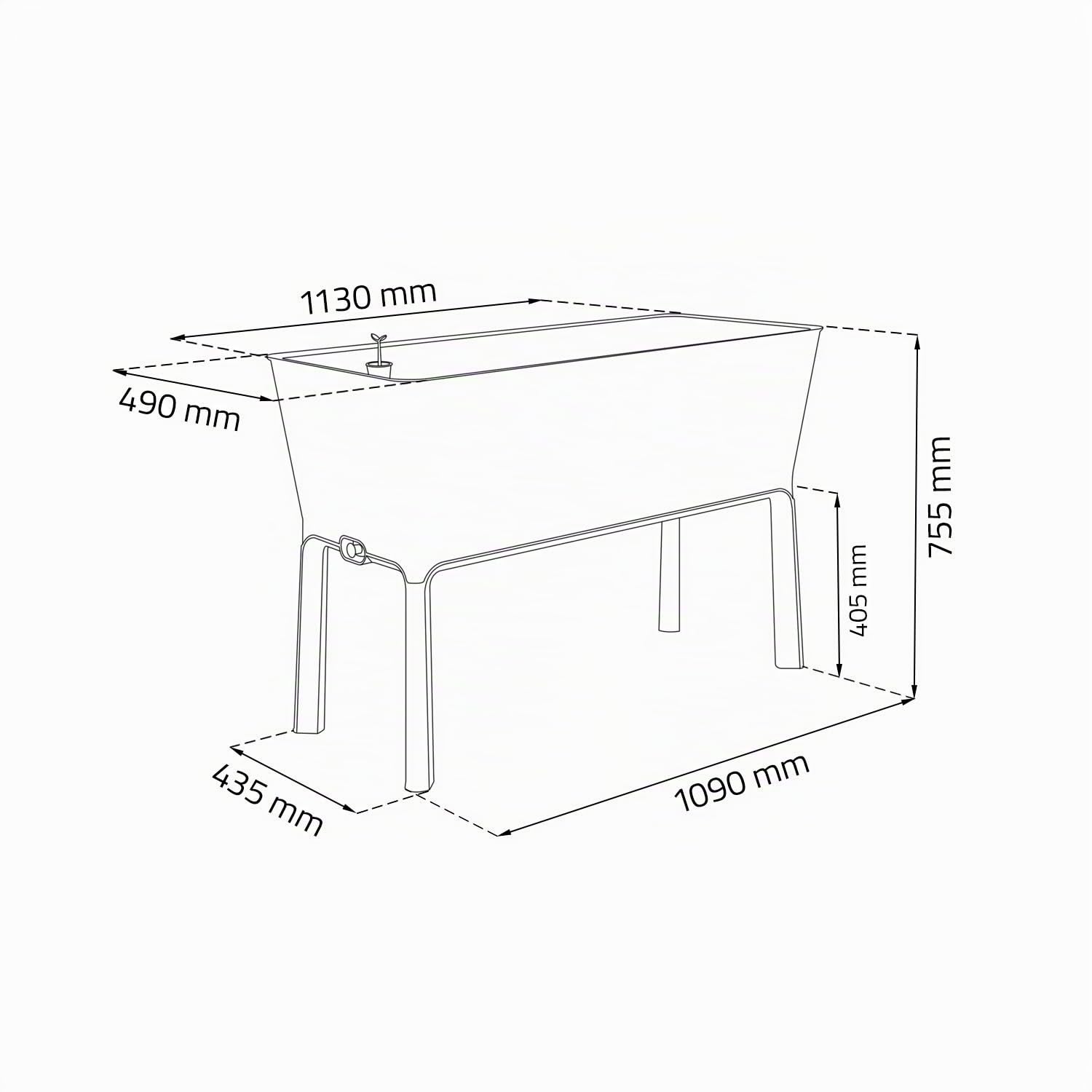 keter-easy-grow-hochbeet-braun-mit-bew-sserungssystem-rattanoptik image 2
