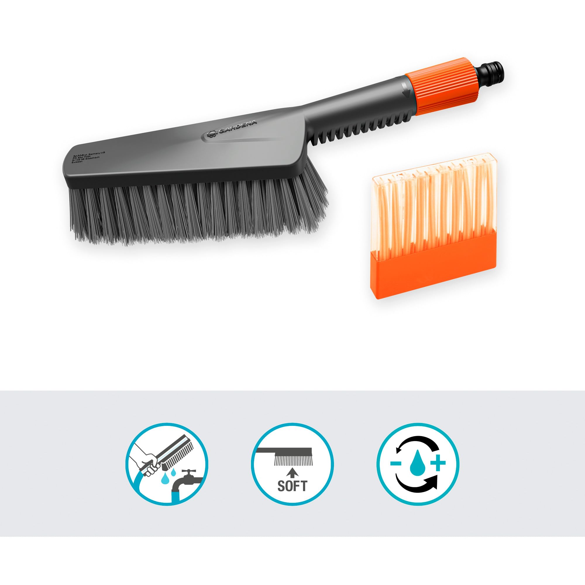 gardena-cleansystem-wasch-set-mit-handb-rste-m-soft-inkl-reinigungssticks-18863- image 2
