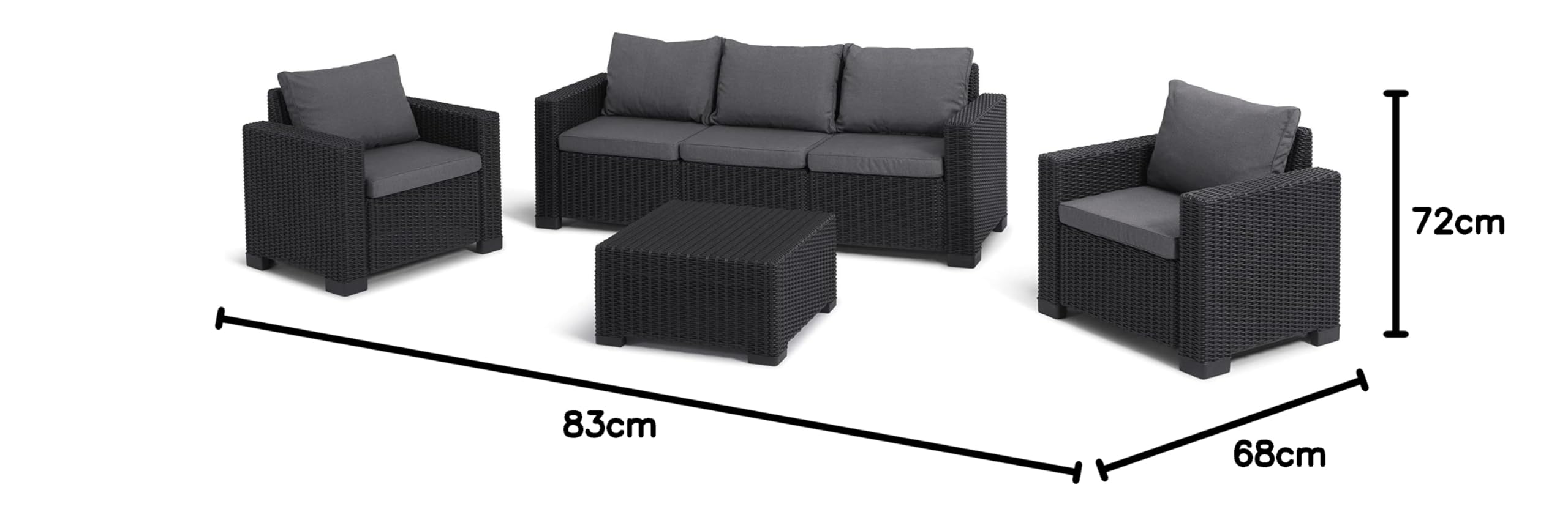 allibert-by-keter-california-gartenlounge-sessel-2er-set-graphit-cool-grey-83-x- image 3