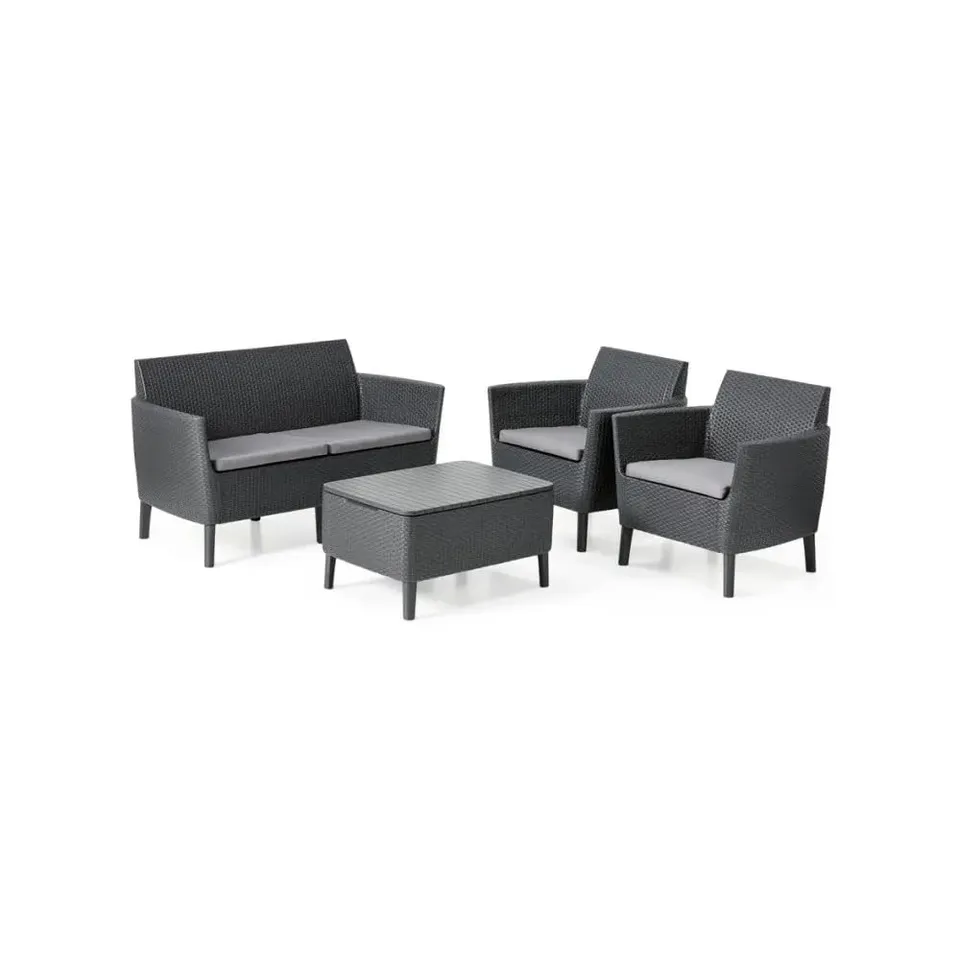 keter-allibert-salemo-ws-2-seater-lounge-set-2-sessel-sofa-tisch-mit-stauraum-gr image 1