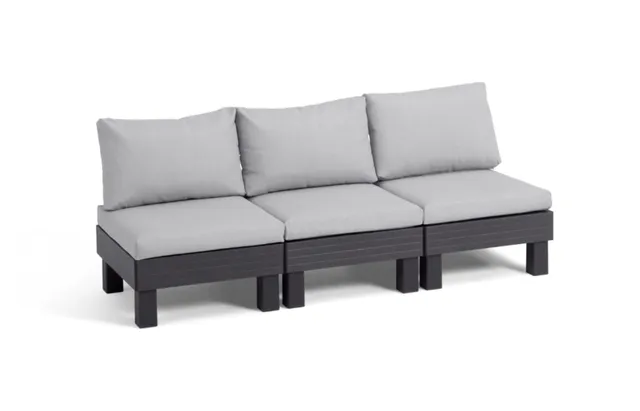 keter-elements-loungebank-3-sitzer-grafiet image 1