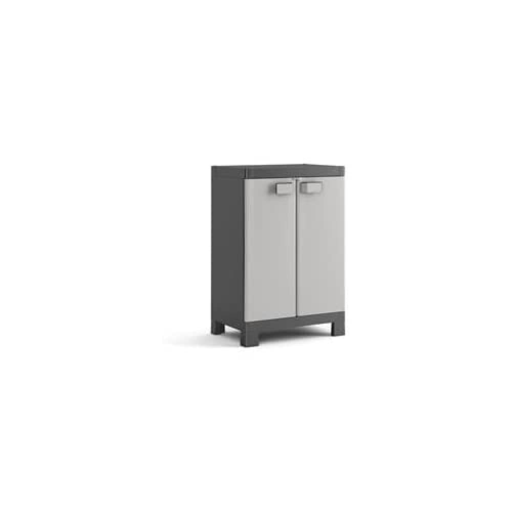 keter-logico-kunststoffschrank-niedrig-schwarz-grau-65-x-45-x-97-cm image 1