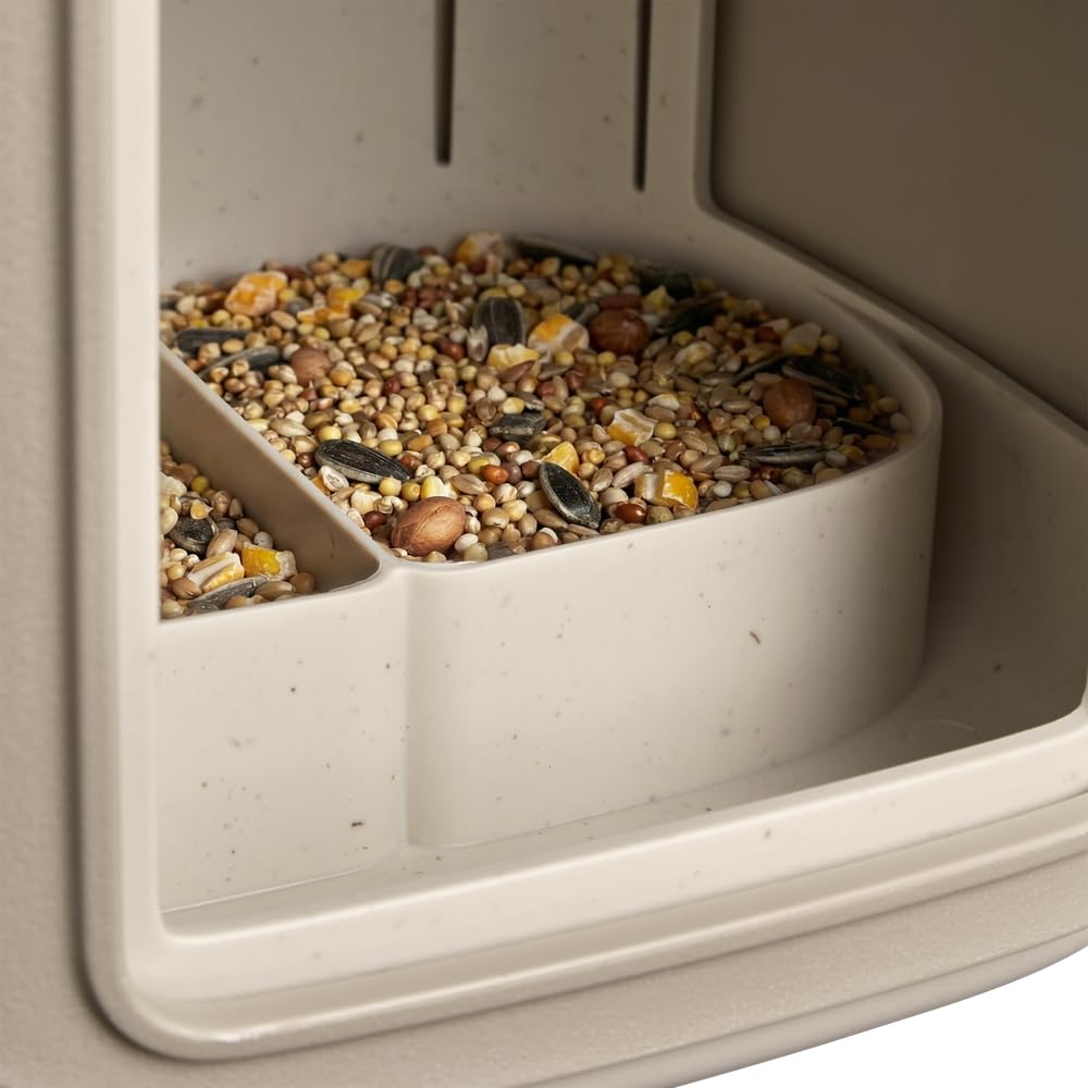 elho-cosy-bird-house-and-feeder-vogelhaus-und-futterhaus-set-beige-pilzbeige-l17 image 4