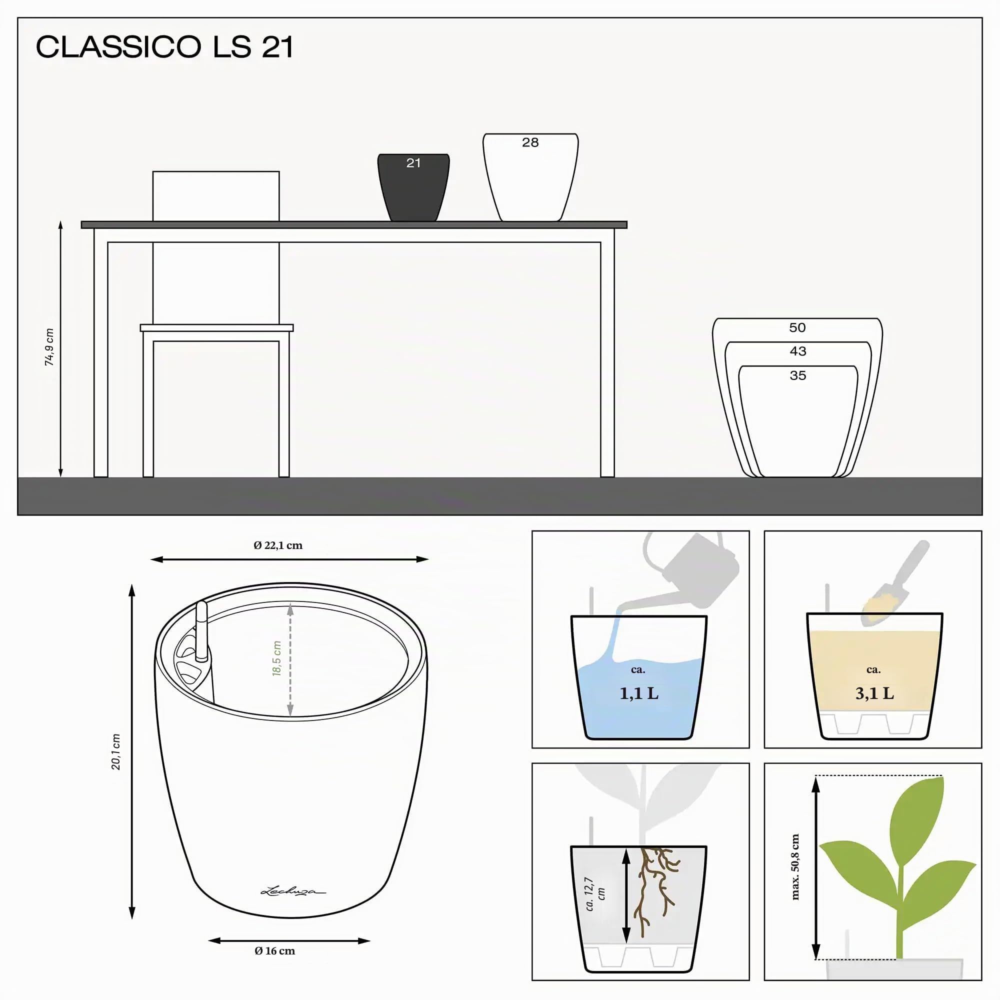 lechuza-classico-color-ls-21-sandbraun-pflanzgef-mit-bew-sserungssystem image 4