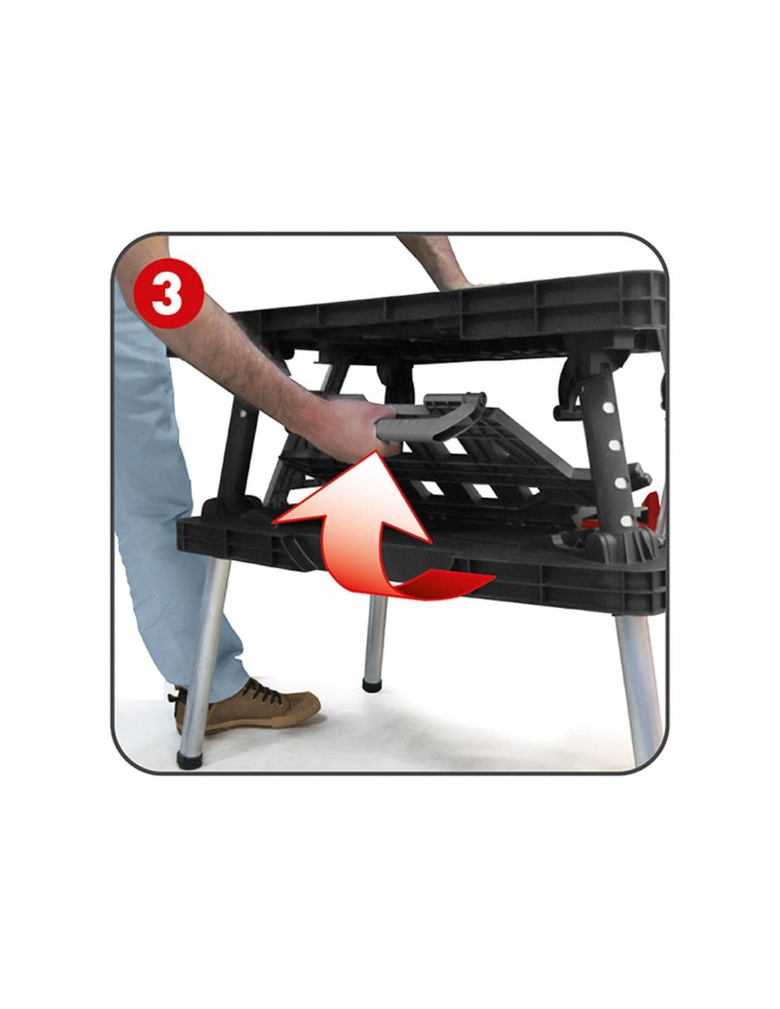 keter-klappbarer-werkzeugtisch-450-kg-tragkraft-schwarz image 4