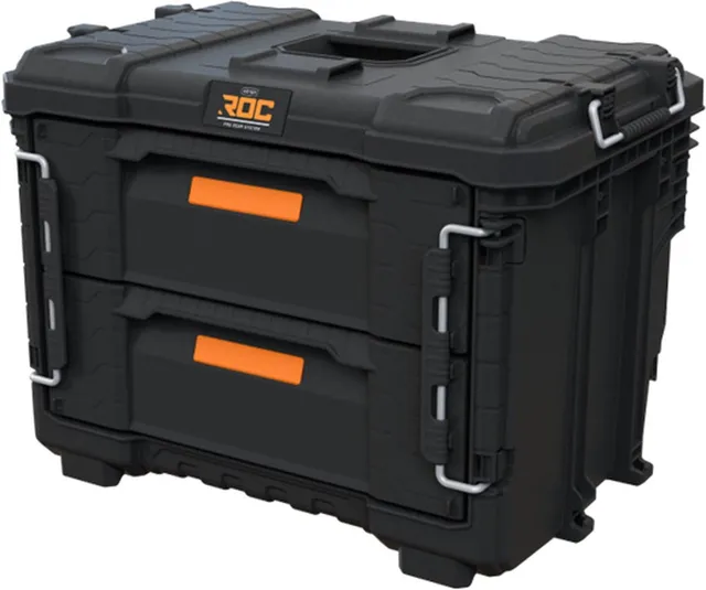 keter-pro-gear-xl-werkzeugkoffer-mit-2-schubladen-56-x-37-x-41-cm-schwarz image 1