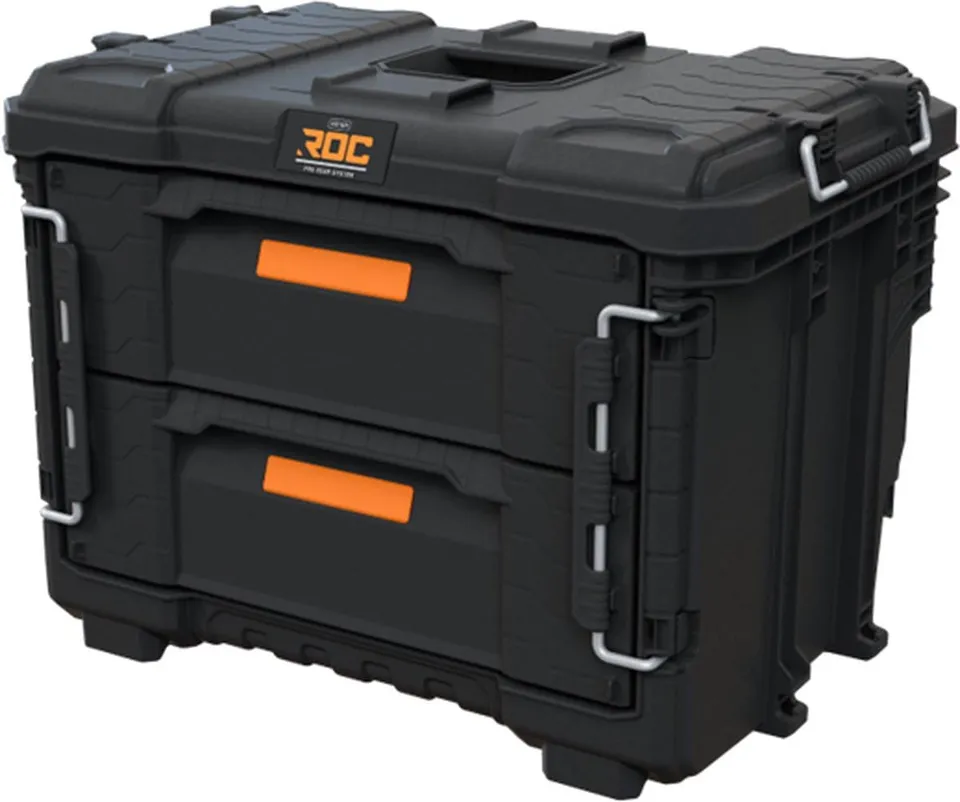 keter-pro-gear-xl-werkzeugkoffer-mit-2-schubladen-56-x-37-x-41-cm-schwarz image 1