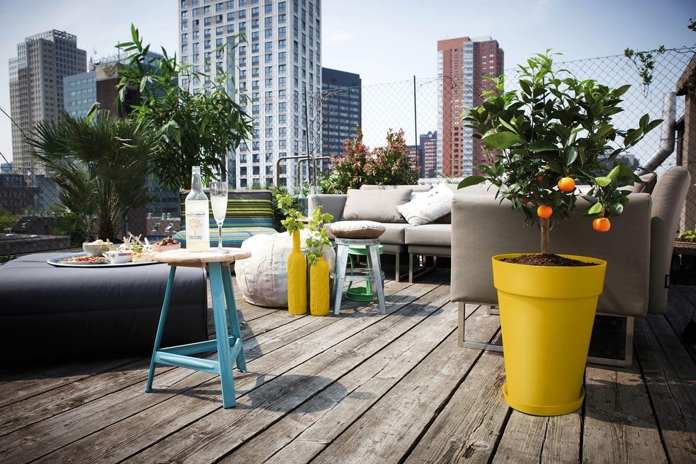 elho-loft-urban-untersetzer-rund-14-cm-ocker image 4