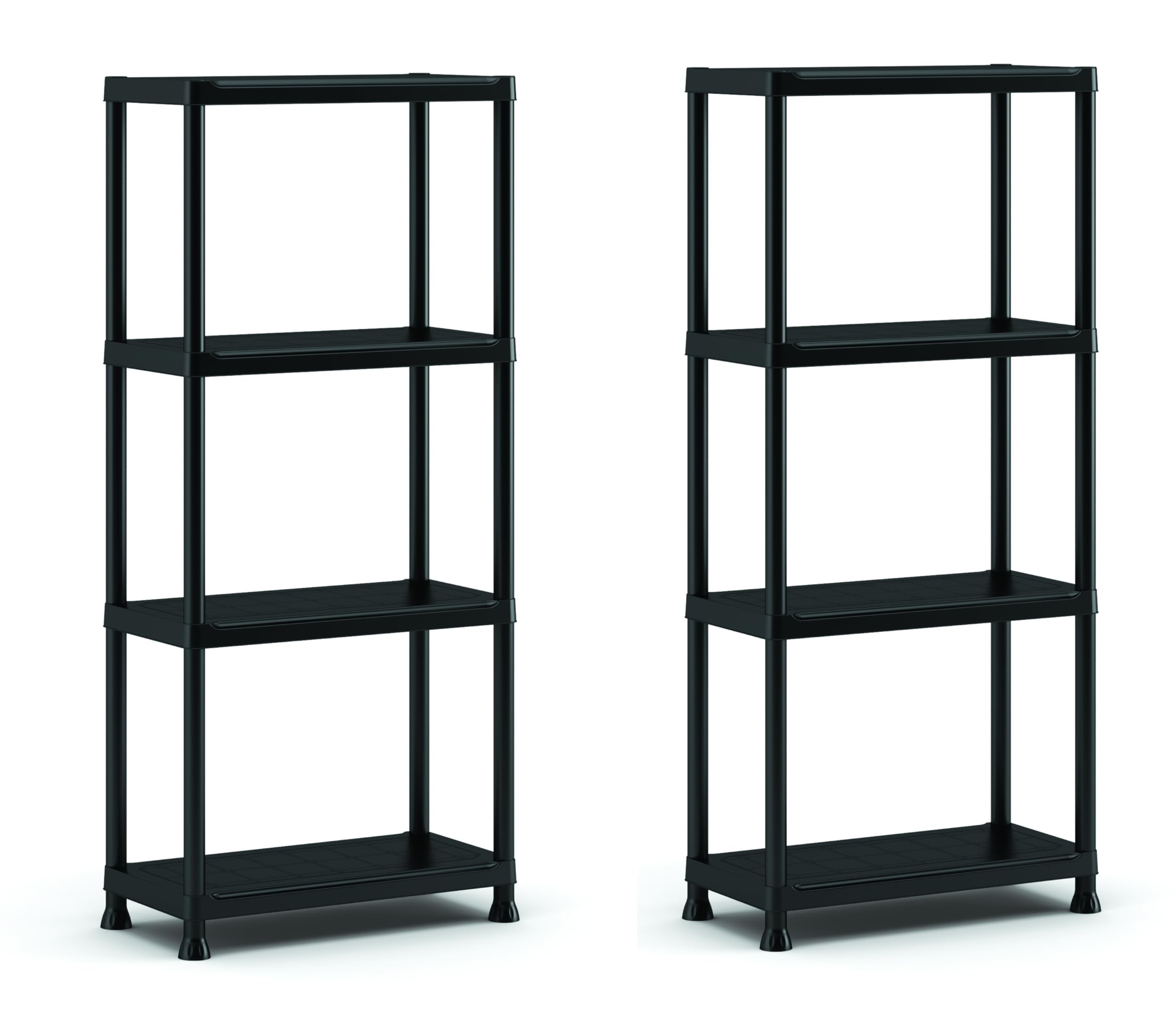 keter-2er-set-regale-60-4-kunststoffregal-60-x-30-x-135-cm-schwarz image 1