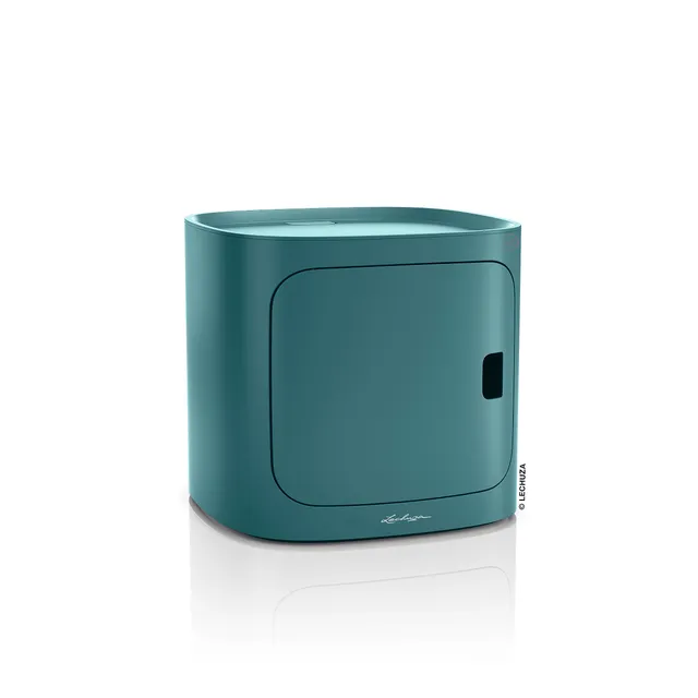 lechuza-pila-color-storage-vorratsbeh-lter-petrolblau-35x35x33-cm image 1