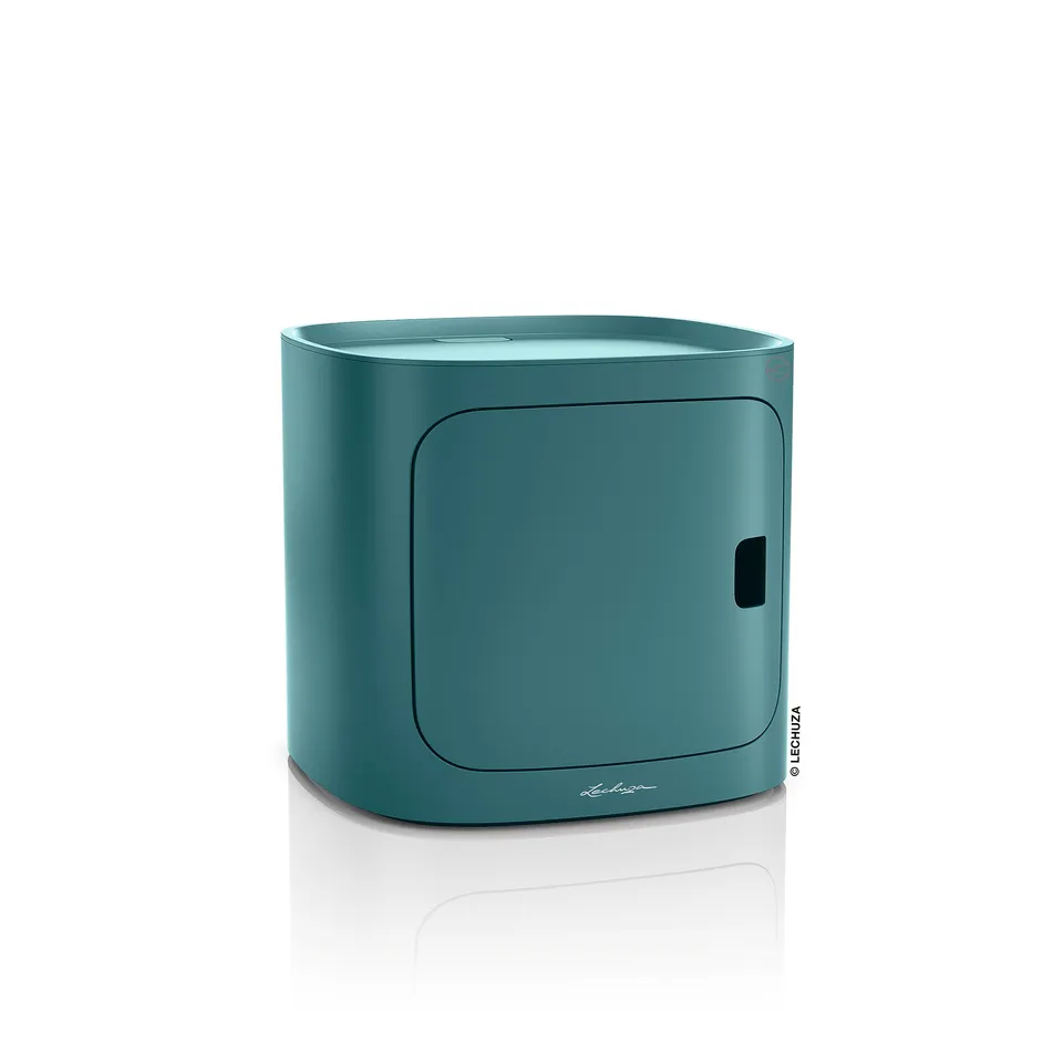 lechuza-pila-color-storage-vorratsbeh-lter-petrolblau-35x35x33-cm image 1