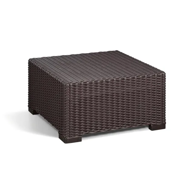 keter-california-gartentisch-beistelltisch-kunststoff-braun-68-x-68-x-35-cm image 1
