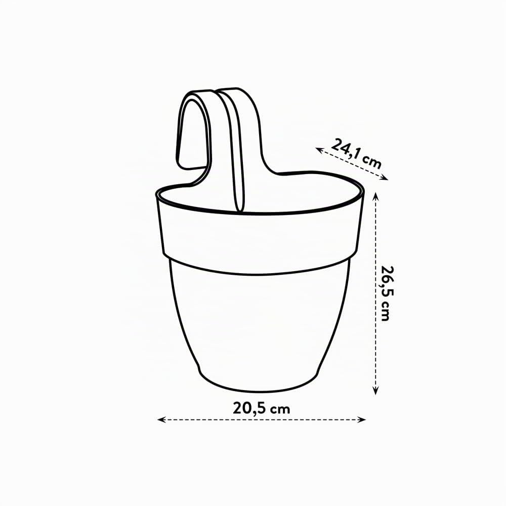 elho-vibia-campana-easy-hanger-small-pflanztopf-puderrosa-l-24-1-x-b-20-5-x-h-26 image 5