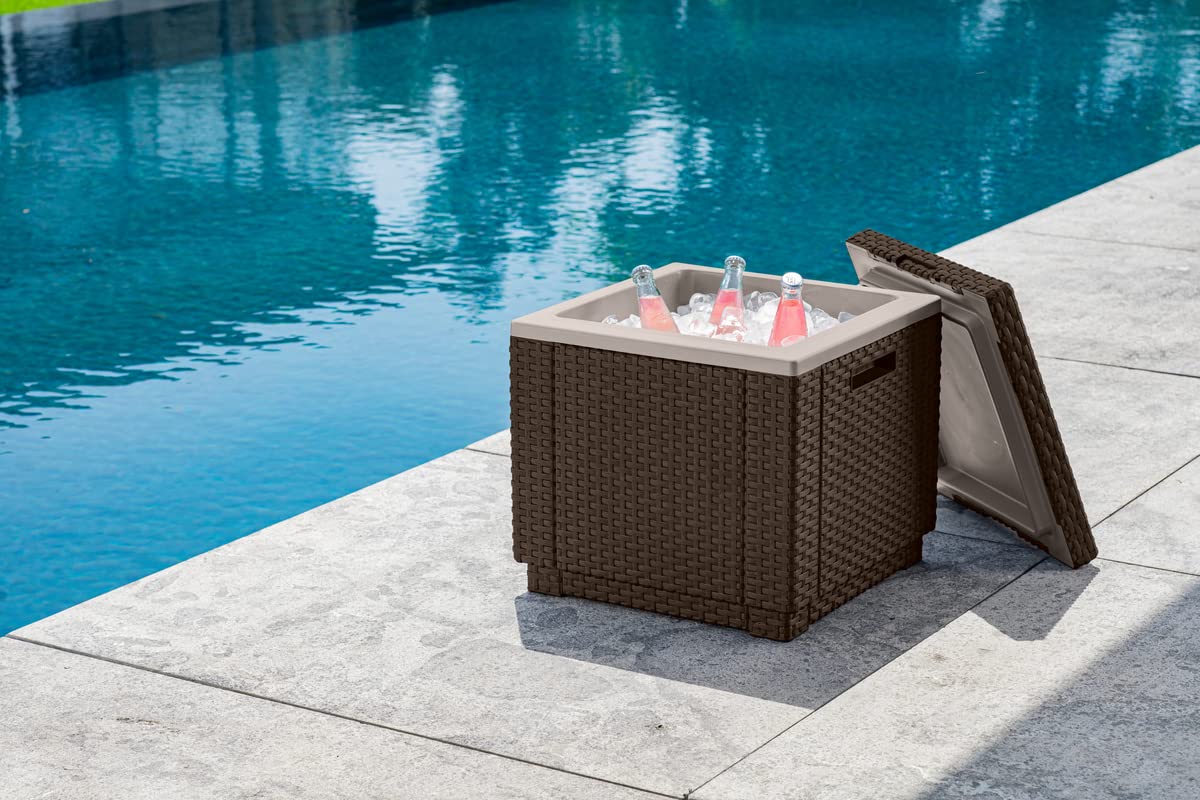 keter-allibert-ice-cube-k-hlbox-beistelltisch-rattanoptik-graphit-40-liter image 3