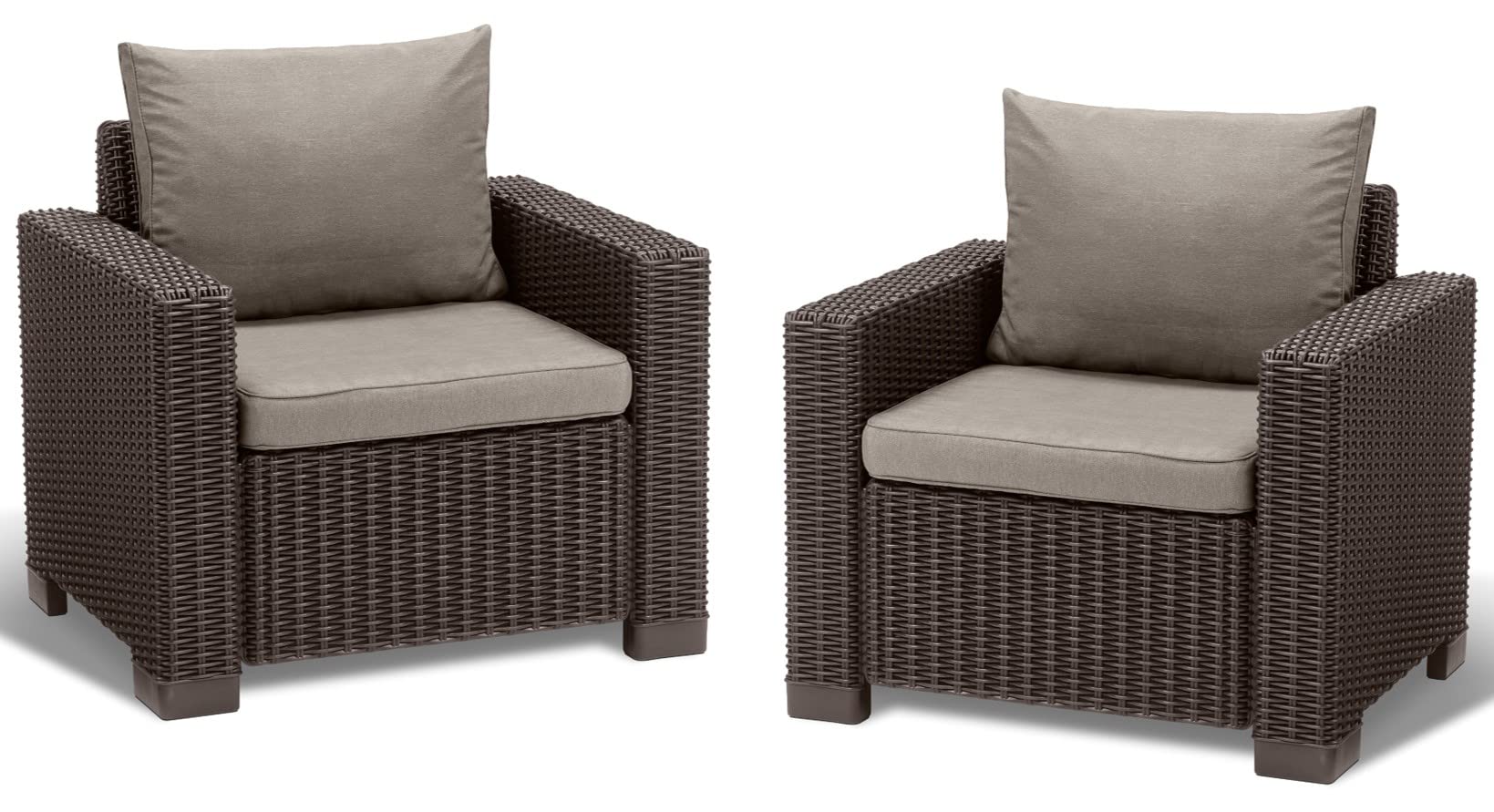 allibert-by-keter-california-gartenlounge-sessel-2er-set-cappuccino-sand-83-x-68 image 7