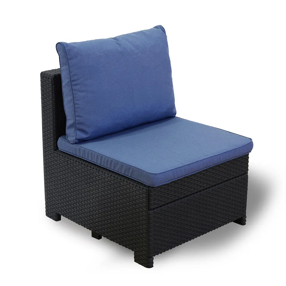 keter-provence-verl-ngerung-premium-panama-anthrazit-mit-kissen-blau image 1