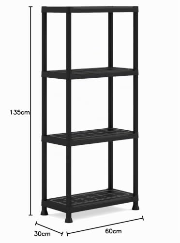 keter-2er-set-regale-60-4-kunststoffregal-60-x-30-x-135-cm-schwarz image 8