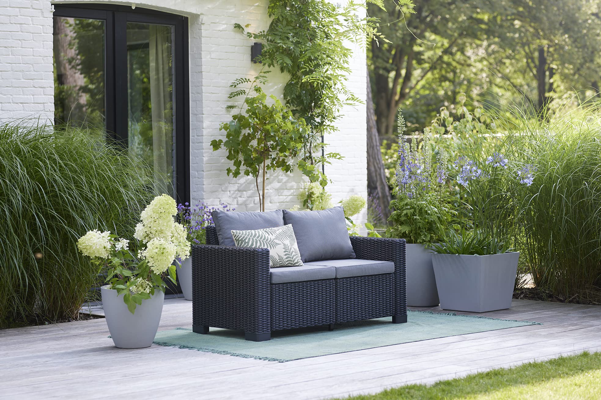 allibert-by-keter-california-2-sitzer-gartenlounge-sofa-graphit-cool-grey-141-x- image 8