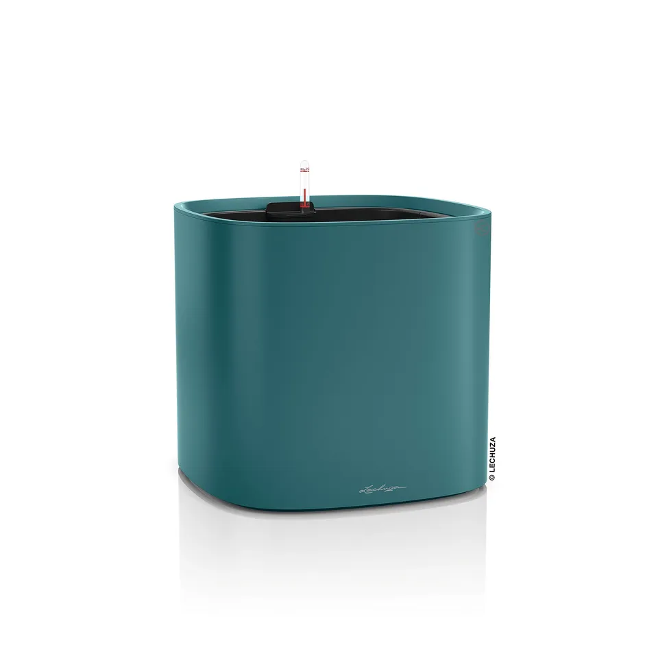 lechuza-pila-color-planter-35x35x33-cm-pflanzgef-mit-bew-sserungssystem-petrolbl image 1