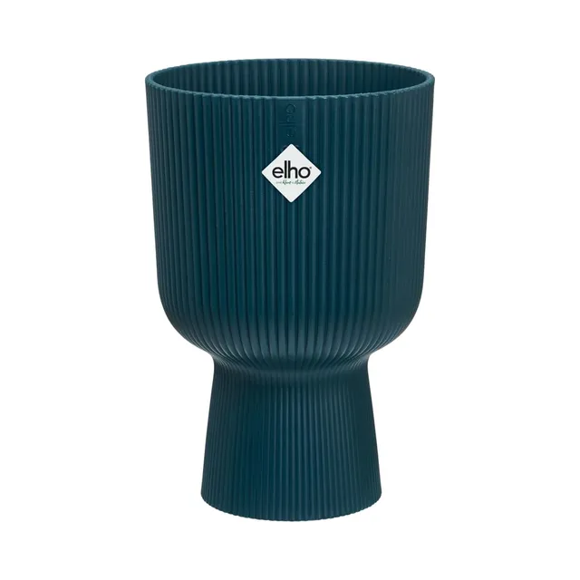 elho-vibes-fold-coupe-14cm-blumentopf-tiefes-blau-13-9-x-h-21-cm image 1
